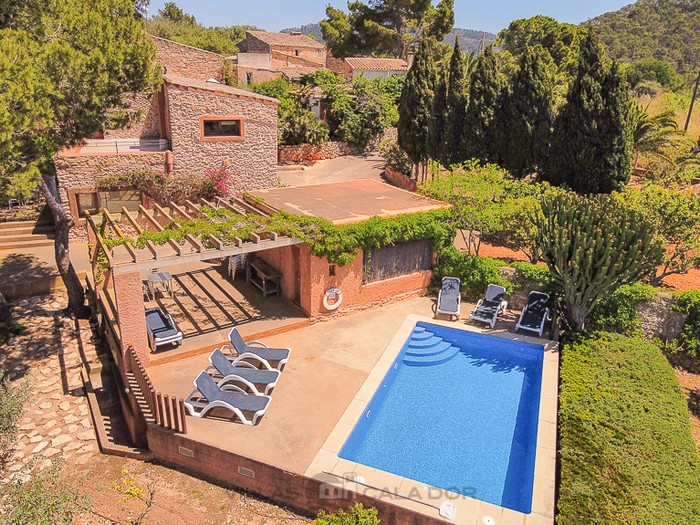 casa de campo para vacaciones con piscina. Mallorca