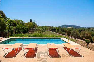 casa de campo para vacaciones con piscina. Mallorca