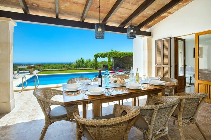 Ferienfinca Garrovers de Shorta, 4 Schlafzimmer in S'Horta, Mallorca