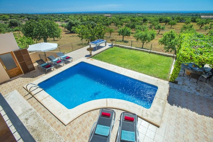 Ferienfinca Garrovers de Shorta, 4 Schlafzimmer in S'Horta, Mallorca