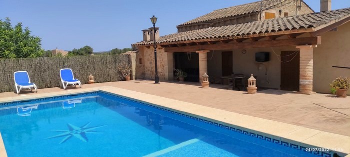 Casa alquiler con piscina - Hort De Sa Barrala