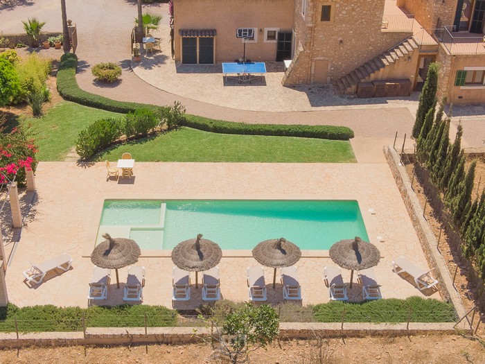 Casa de campo de vacaciones con piscina alquiler en Mallorca