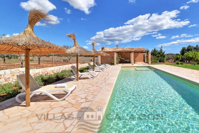 Casa de campo de vacaciones con piscina alquiler en Mallorca