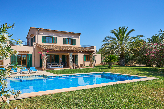 Finca Miralu zu mieten in Cala Dor, Mallorca 5 Schlafzimmer