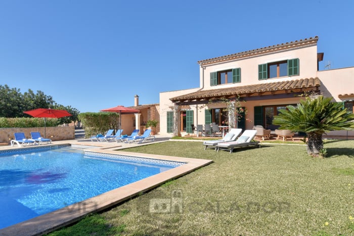 Casa de campo Miralu para alquilar en  Cala Dor, Mallorca 5 dormitorios