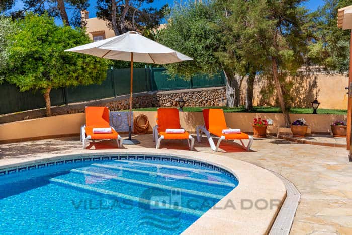 Villa Vidal, holiday house with pool fo 7 people, Porto Petro, Mallorca