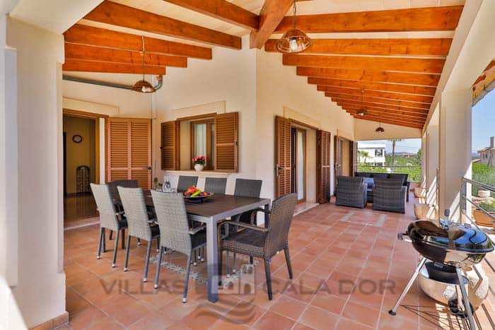 Holiday villa Vidal, 7 people, covered terrace, Mallorca
