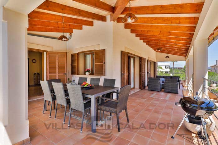 Ferienhaus Vidal, 7 Personen, überdachte Terrasse, Mallorca