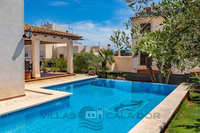 Villa Vidal, holiday house with pool fo 7 people, Porto Petro, Mallorca