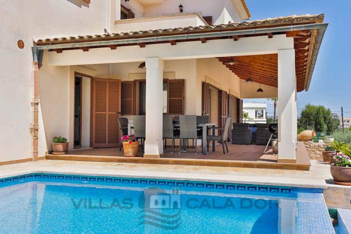 Villa Vidal, holiday house with pool fo 7 people, Porto Petro, Mallorca