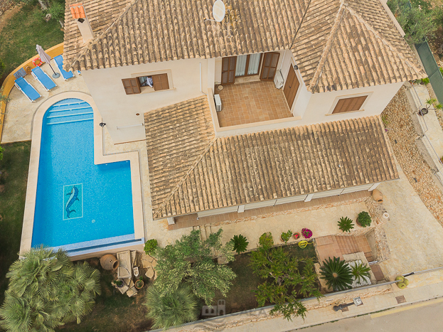 Villa Vidal, holiday house with pool fo 7 people, Porto Petro, Mallorca