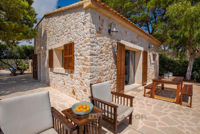 Casa de vacaciones frente al mar en Cala s'Almonia, Santanyi